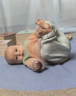 Beskrivning Babytröja Multi - Lang Yarns