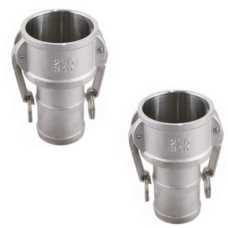 2 ST Camlock Typ C Kam och spårslangkoppling 1" Camlock