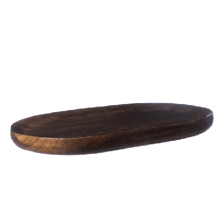 ERNST Bricka Serveringstillbehör Brun 28x17x2