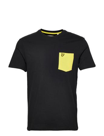 Contrast Pocket T-Shirt T-shirt Sort Lyle & Scott