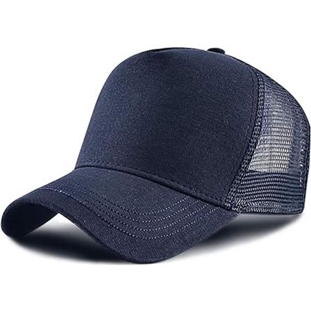 Baseballkeps för Män Kvinnor, 5-Panel Justerbar Enfärgad Truckerkeps