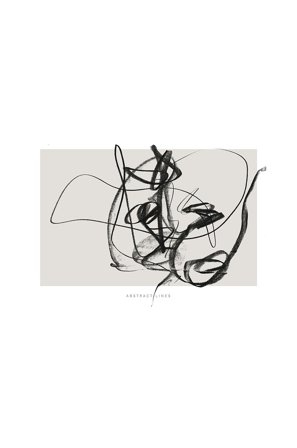 Malerifabrikken - Poster Lines 2 - Beige - Postere - Fra Homeroom