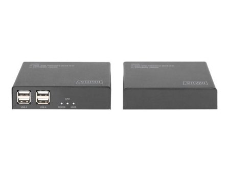 ASSMANN Electronic HDMI HDBASET KVM EXTENDER SET HDBASET 2.0 4K/60HZ 6X USB ACCS