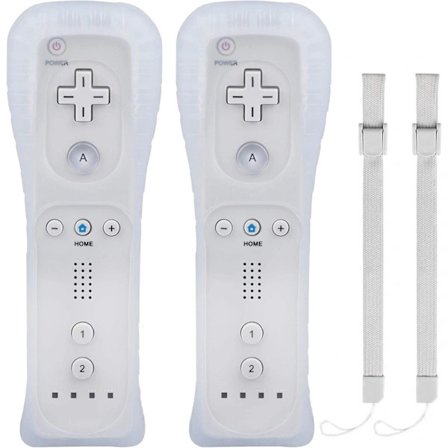 [14Y] Wii Remote Controller med silikondeksel - 2-pakning