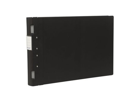 KEBA Gaffelpärm ergo LA3 55mm svart/svart - Lyreco - Kontorsmaterial - Pärmar och register - Gaffelpärmar i plast