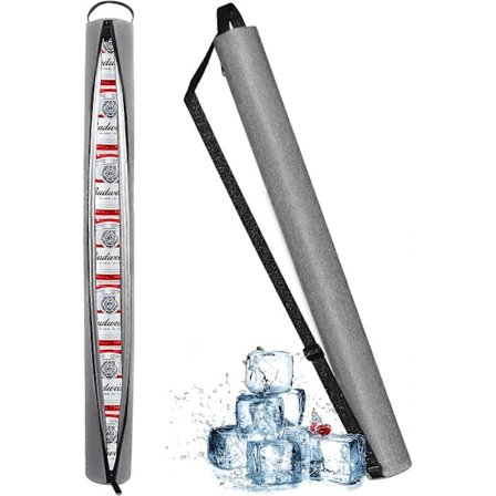Golf Kjølebag Ølhylse 300ml * 7 Bokser Isolerende Kjølebag for Golfbag Drikkeoppbevaring Etui Kjølerør med Justerbar Skulderstropp for Golf