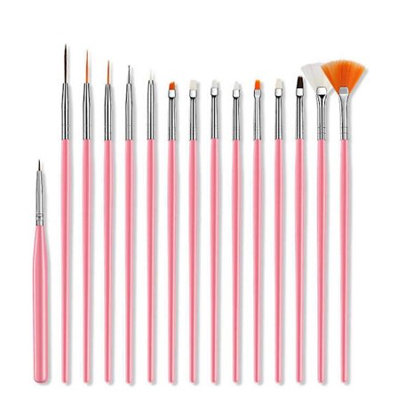 15 st Nail Art Penslar Nail Art Verktyg Set Nail Art Målning Diy Nail Art