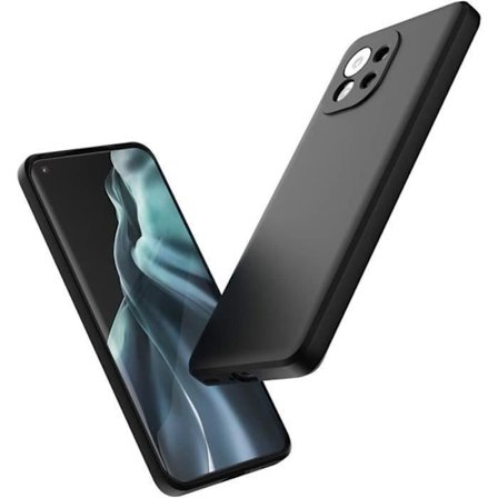 Beskyttelsescover - E.F.CONNECTION - Xiaomi Mi 11 - Blødt Silikone - Ultra Tynd - Sort
