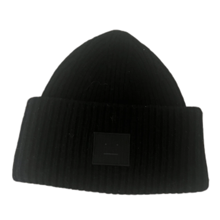 Svart ribbad mössa från Acne Studios