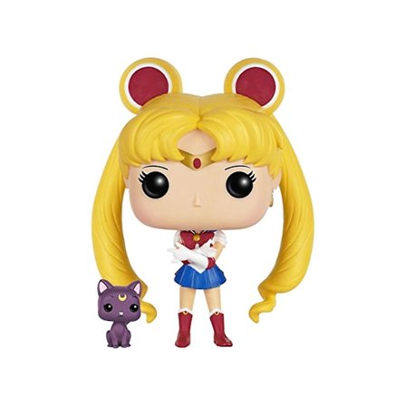 POP Animation: Sailor Moon - Sailor Moon och Moon Vinyl Karaktär Modell Handgjorda Tillbehör