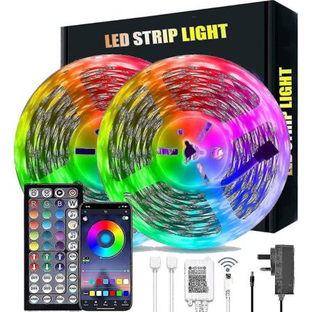 LED-lys Bluetooth RGB-lys LED-båndlys 20 m 20 m