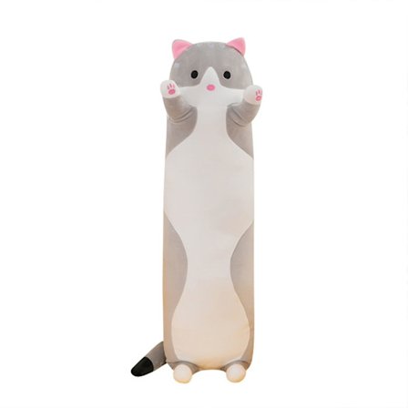 Söpö Kissa Pehmolelu Täytetty Tyyny Erittäin Pehmeä Puuvilla Ympäristöystävällinen Pehmolelu