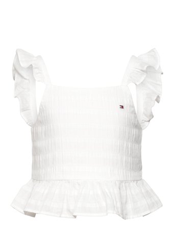 Tommy Hilfiger | Textured Cotton Top Slvls | 128