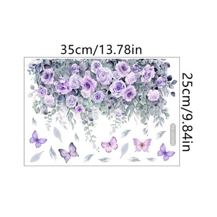 2st självhäftande väggdekal 8 8