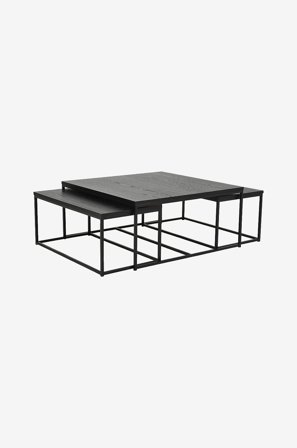 Nordic Furniture Group - Kahvipöytä Natalie 2+1 saarni - Musta - Sohvapöydät - - Homeroom