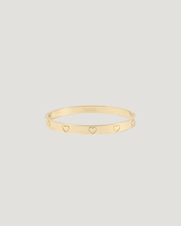 Dark Department Heart Bangle Guldig Accessoarer Tjej - Kids Brand Store