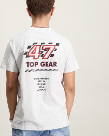 Zeke Essential Print Tee Grå T-shirts Dreng - Kids Brand Store