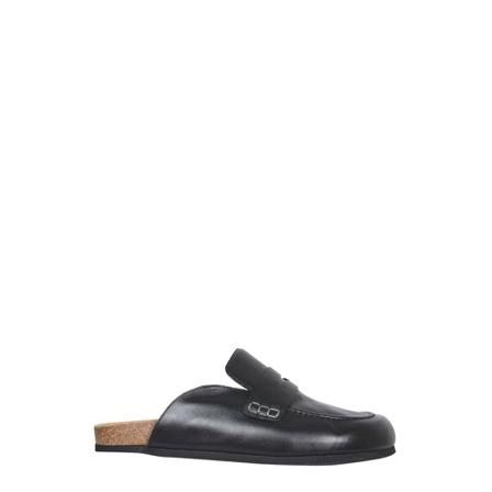 JW Anderson Leather Mules Sort, Herre Sandaler, Størrelse: 43 EU