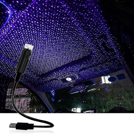 USB-stjernehimmelprojektor for biltak - Stjernehimmel Atmosfærisk LED-nattlampe (FMY)