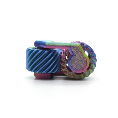 3D-printet Fidget Gear Mini Spinner – Stressreducerende Legetøj