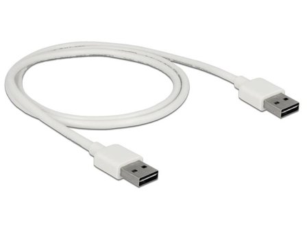 Delock Cable USB AM-AM 2.0 1m Easy-USB White