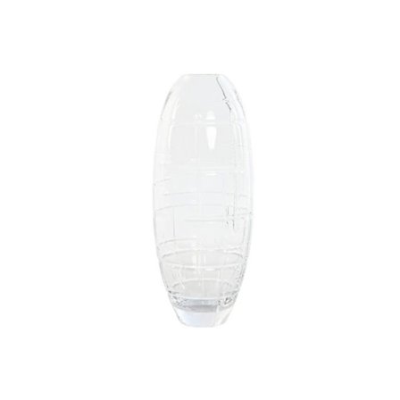 Modern glasvas - Home ESPRIT - Transparent - 11,5x11,5x28 cm - Flerfärgad