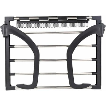 Rostfritt stål väggmonterat hopfällbart tvättställ för radiator, balkong svart