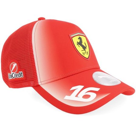 Formula One - Motor Röd trucker Keps - Ferrari F1 26 Leclerc Red A-Frame Trucker @ Hatstore