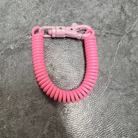 2 st plasttelefon fjäder elastiskt rep 8 8