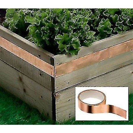 Kuparinauha etanoita vastaan - 10 mm leveä - 20 m rulla {db}