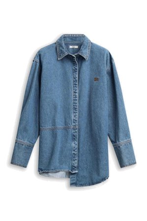 Reign Denim Overshirt Blue S