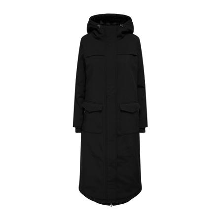 Only, Only Omaastricht X-Long Parka CS OTW Peat Zwart, Dames, Maat:XS