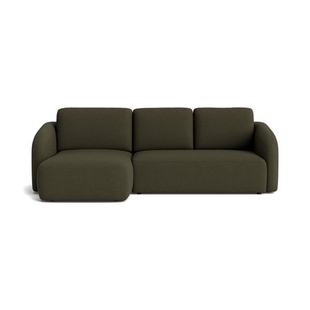 Savona chaiselong sovesofa, venstrevendt | opbevaring - Loop Grøn - 270x154x94 - Sofa, sovesofa, chaiselong