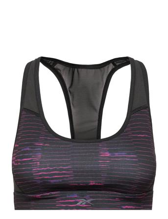 Ts Runlux Racer Bra - Aop Black Reebok Performance