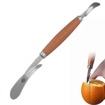 Grapefrugt Skræller, Nyt Rustfrit Stål Appelsinskræller Værktøj
