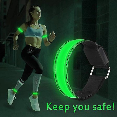 Rechargeable Led Light-emitting Armband Led Reflective Bracelet Night