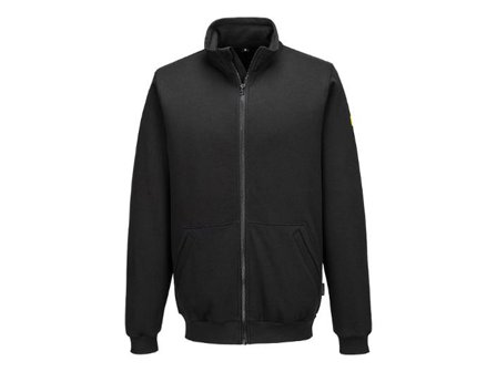 Tröja PORTWEST ESD AS25 svart 3XL - Lyreco - Arbetskläder - Arbetströjor - Sweatshirts och koftor