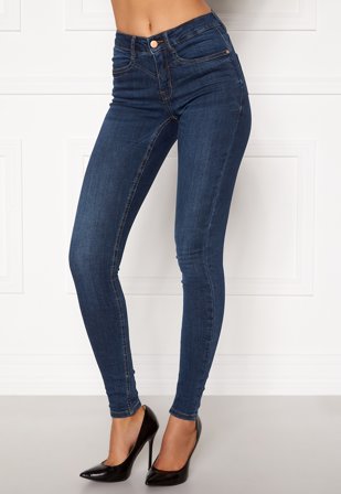 BUBBLEROOM Miranda Push-up jeans Medium blue Klær