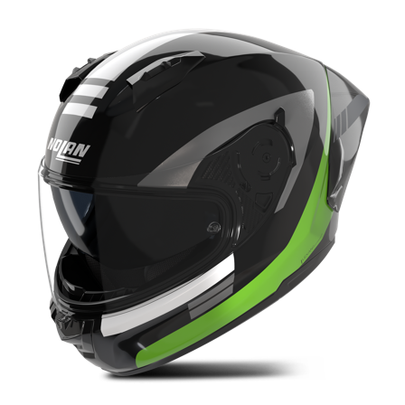 Integrální Helma Nolan N60-6 Sport Contrasto Černá/Zelená Fluo Lesklá S