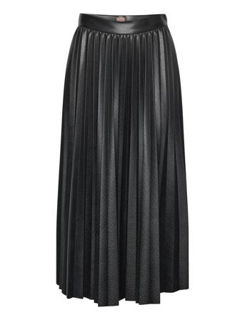 Veplika Skirts Pleated Skirts Svart BOSS*Betinget Tilbud
