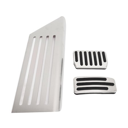 3 STK Bilbremsepedal Skridsikker Rustfri Komfortabel Pedaludskiftning Til Tesla Model 3 2017 2022 LHD Model A 2021.10 Før