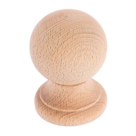 5 stk. beige massive trefinialer for møbler i romersk stil som forbedrer romlig lagdeling innendørs dekorasjon naturmateriale