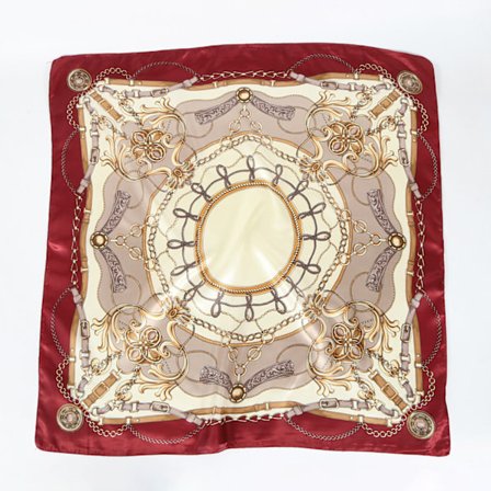 35 x 35 Neliönmuotoinen Silkkimäinen Hiuspäähuivi Nukkumiseen Satiininen Päähuivi, 0005