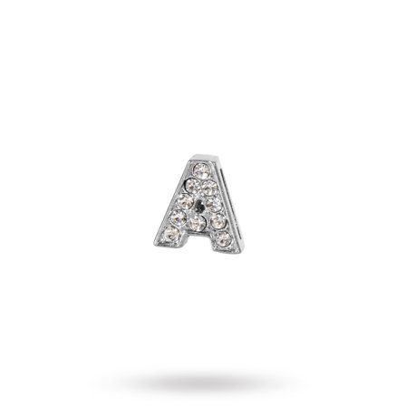 Rhinestone Crystal Letters A- Hundhalsband