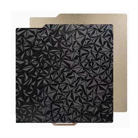 3D-skriver PEO PEI Byggeplate for Bambu-Lab X1/X1C/X1E/P1P/P1S/A1, 257x257mm Dobbeltsidig PEO+PEI Fjærstålplate