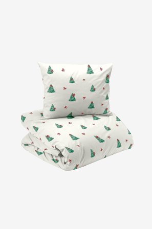 Redlunds - Julgran 2-d bädd - Vit - Påslakanset - 150X210 - Från Homeroom