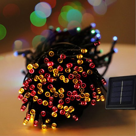 8-funktions Solar Light String Garden Light String Colored Lights