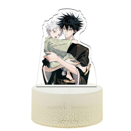 Anime LED-nattlampa, halvfigur, Gojo och Megumi Special Edition B