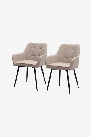 Homeroom Collection - Valdemar 2-pack matstol - Natur - Stolar - Från Homeroom