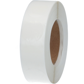 Rund gjennomsiktig etikett 20